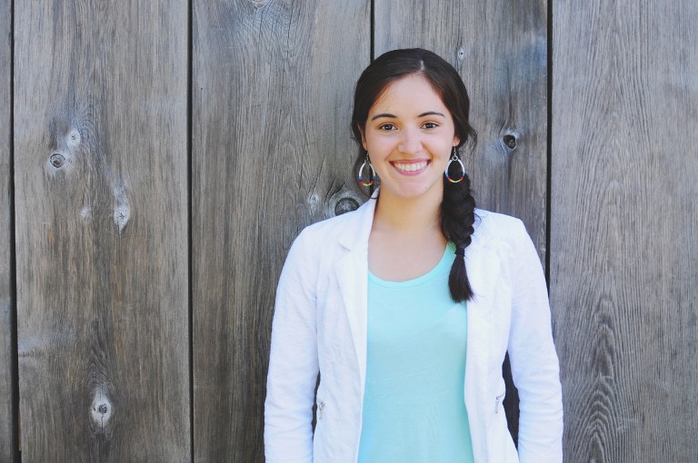 First Nations and Indigenous Studies major and Aboriginal Initiatives Practicum Student Rebecca Baker